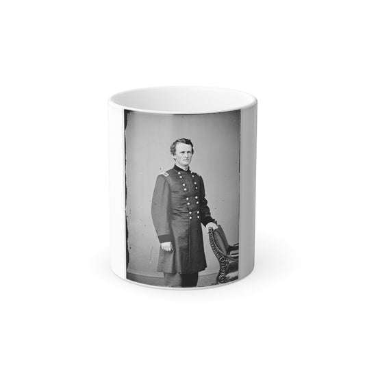 Portrait of Brig. Gen. Wesley Merritt, Officer of the Federal Army (U.S. Civil War) Color Morphing Mug 11oz-11oz-The Sticker Space