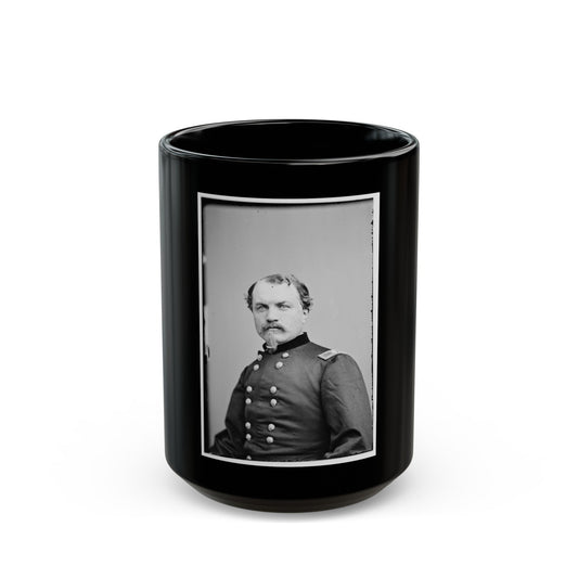 Portrait Of Brig. Gen. William W. Averell, Officer Of The Federal Army (U.S. Civil War) Black Coffee Mug-15oz-The Sticker Space