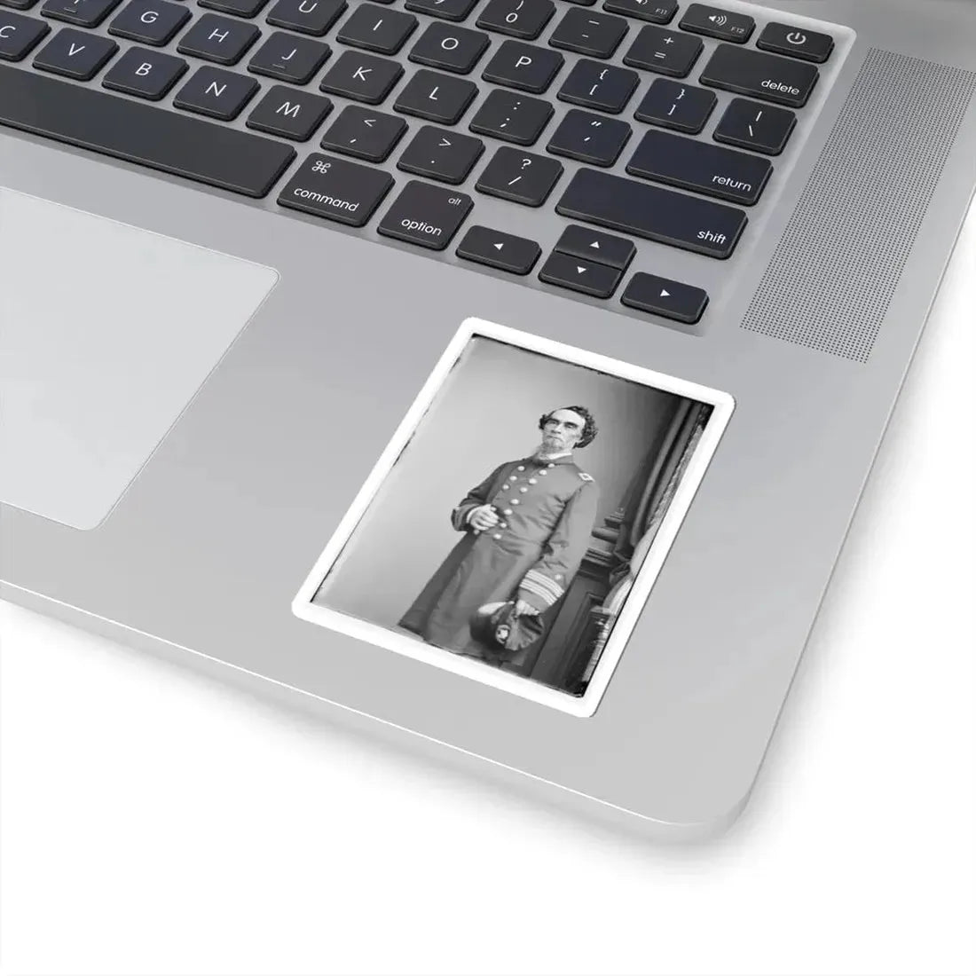 Portrait of Capt. Henry Walke, Officer of the Federal Navy (U.S. Civil War) STICKER Vinyl Kiss-Cut Decal - The Sticker Space