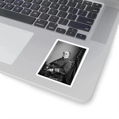 Portrait of Capt. John Rodgers, Officer of the Federal Navy (Commodore From June 17, 1863) (U.S. Civil War) STICKER Vinyl Kiss-Cut Decal - The Sticker Space