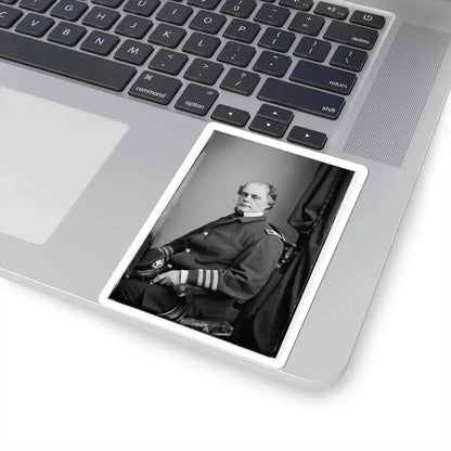 Portrait of Capt. John Rodgers, Officer of the Federal Navy (Commodore From June 17, 1863) (U.S. Civil War) STICKER Vinyl Kiss-Cut Decal - The Sticker Space