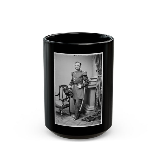 Portrait Of Capt. Charles Griffin, Officer Of The Federal Army, (Brig. Gen. From June 9, 1862) (U.S. Civil War) Black Coffee Mug-15oz-The Sticker Space