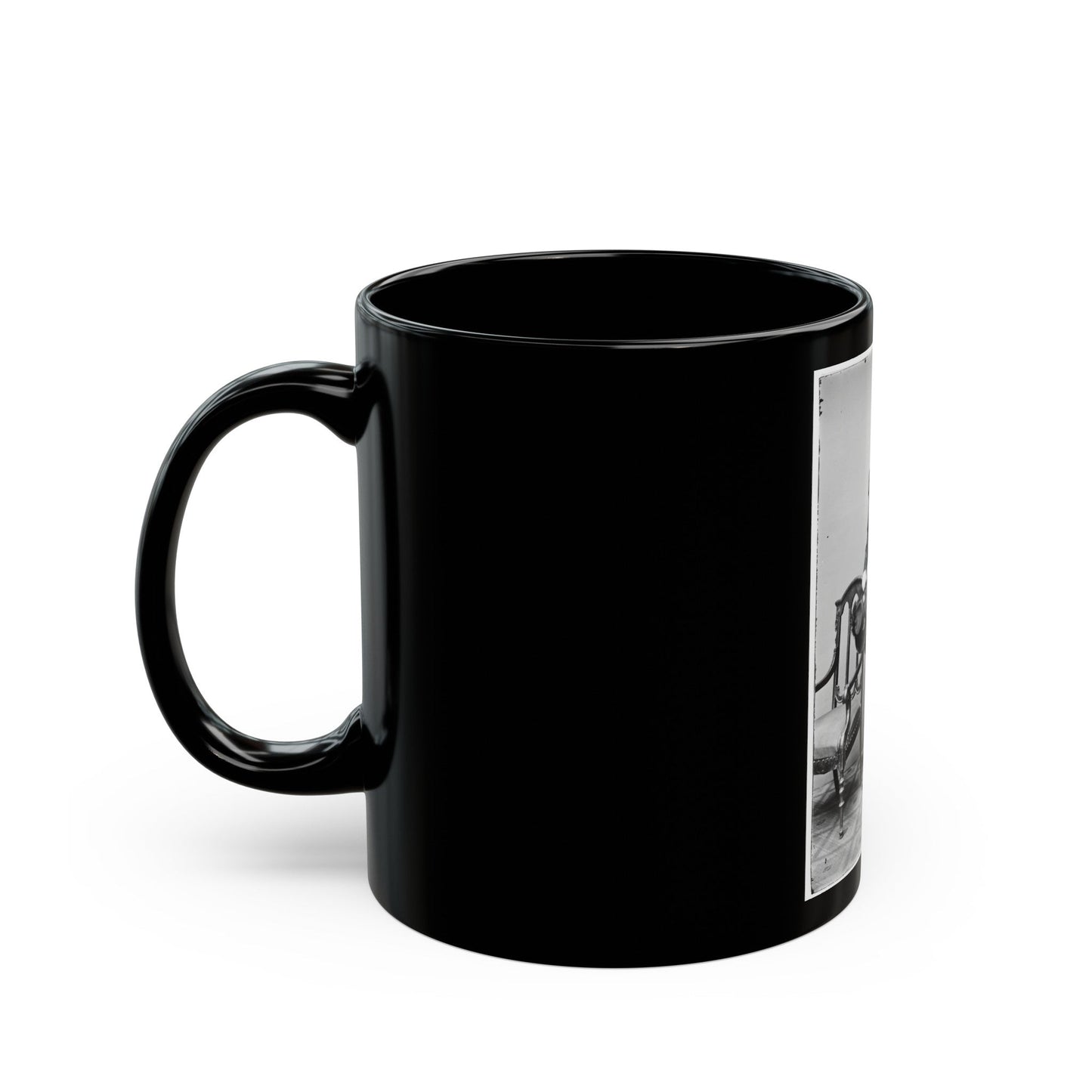 Portrait Of Capt. Charles Griffin, Officer Of The Federal Army, (Brig. Gen. From June 9, 1862) (U.S. Civil War) Black Coffee Mug-The Sticker Space