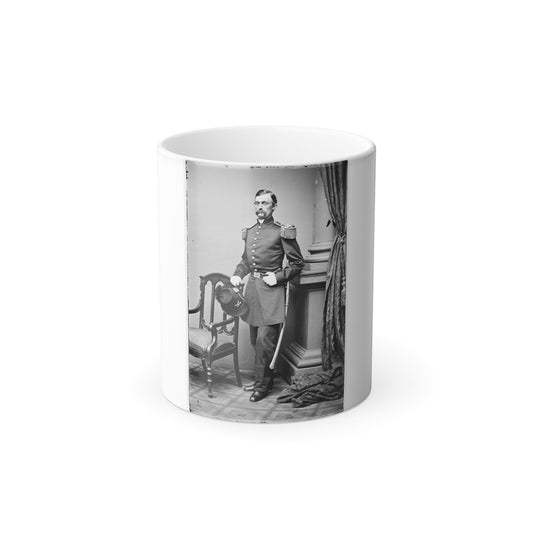 Portrait of Capt. Charles Griffin, Officer of the Federal Army, (Brig. Gen. From June 9, 1862) (U.S. Civil War) Color Morphing Mug 11oz-11oz-The Sticker Space