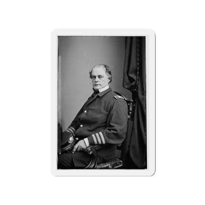 Portrait Of Capt. John Rodgers, Officer Of The Federal Navy (Commodore From June 17, 1863) (U.S. Civil War) Refrigerator Magnet-4" x 4"-The Sticker Space