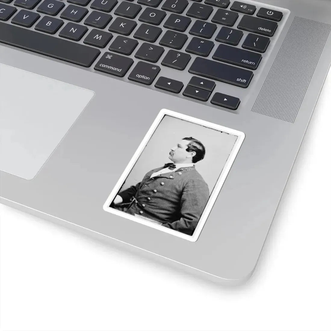 Portrait of Col. Harry Gilmore, Officer of the Confederate Army (U.S. Civil War) STICKER Vinyl Kiss-Cut Decal - The Sticker Space