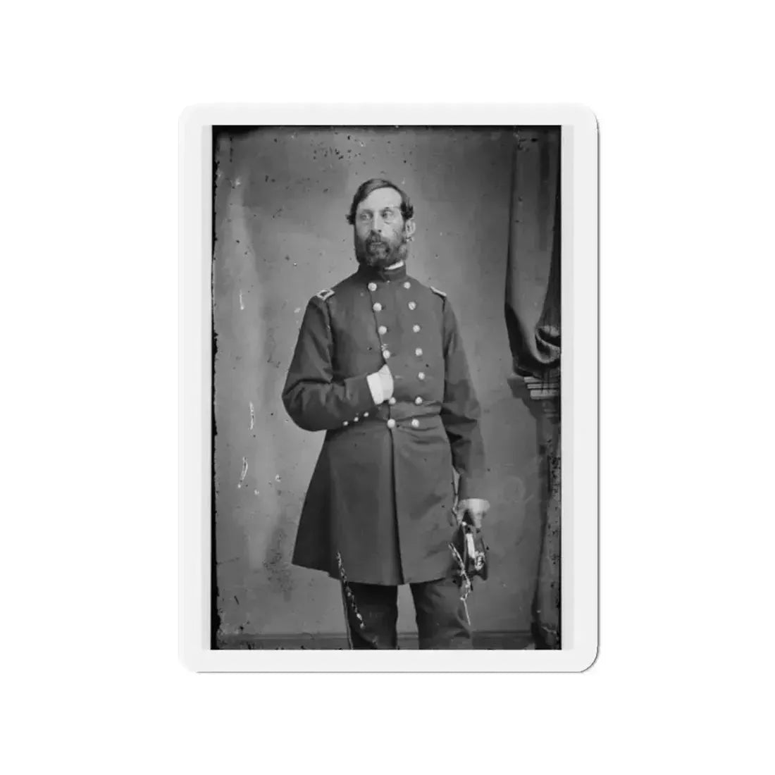 Portrait Of Col. Henry J. Hunt, Officer Of The Federal Army (Maj. Gen. From July 6, 1863) (U.S. Civil War) Refrigerator Magnet 2 Inch - The Sticker Space