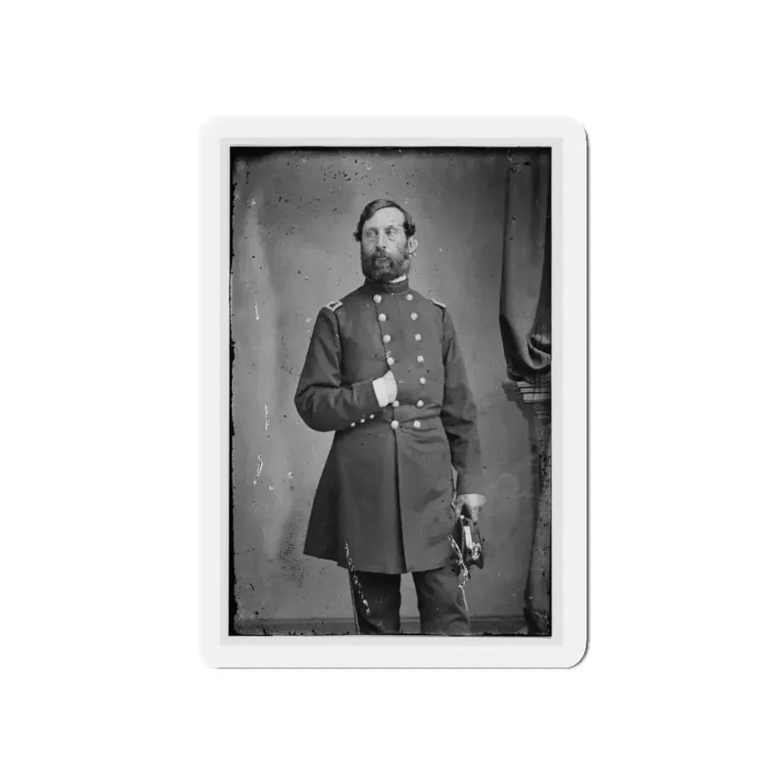 Portrait Of Col. Henry J. Hunt, Officer Of The Federal Army (Maj. Gen. From July 6, 1863) (U.S. Civil War) Refrigerator Magnet - The Sticker Space