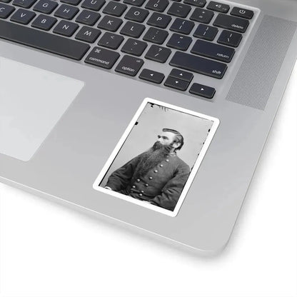 Portrait of Col. John S. Green, Officer of the Confederate Army (U.S. Civil War) STICKER Vinyl Kiss-Cut Decal - The Sticker Space