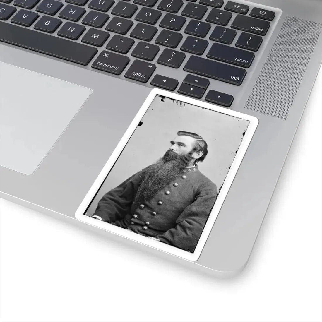 Portrait of Col. John S. Green, Officer of the Confederate Army (U.S. Civil War) STICKER Vinyl Kiss-Cut Decal - The Sticker Space