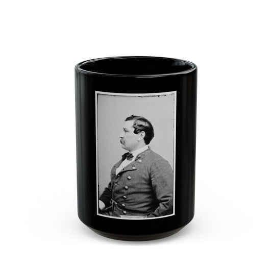 Portrait Of Col. Harry Gilmore, Officer Of The Confederate Army (U.S. Civil War) Black Coffee Mug-15oz-The Sticker Space