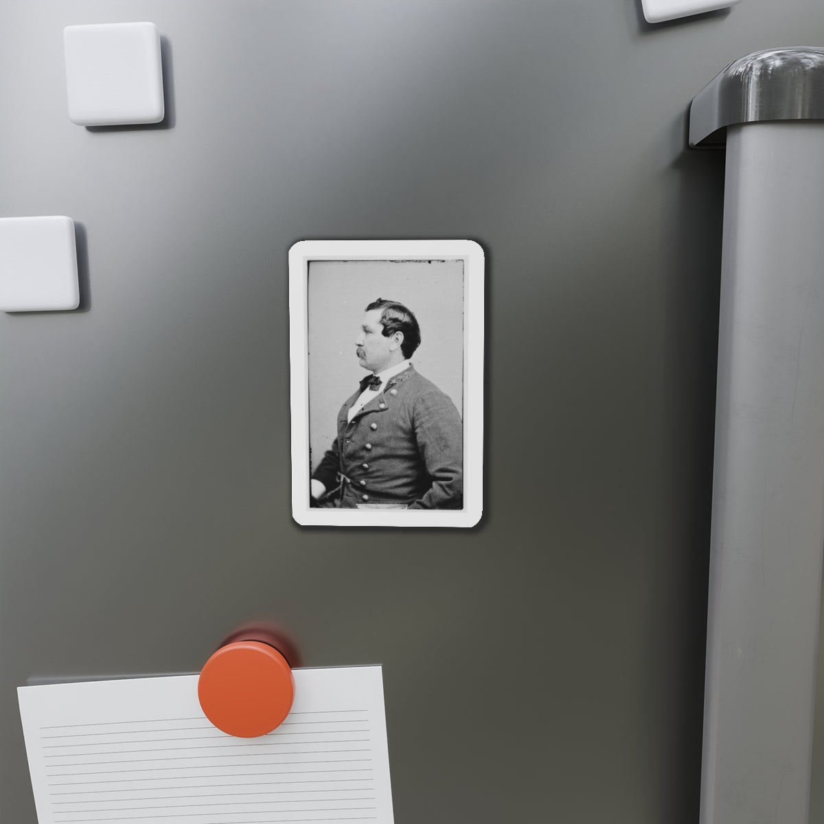 Portrait Of Col. Harry Gilmore, Officer Of The Confederate Army (U.S. Civil War) Refrigerator Magnet-The Sticker Space