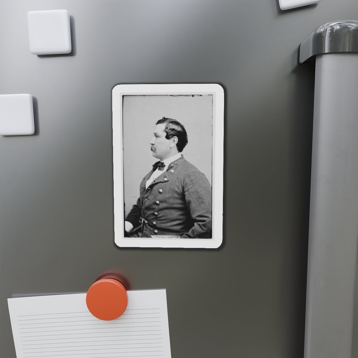 Portrait Of Col. Harry Gilmore, Officer Of The Confederate Army (U.S. Civil War) Refrigerator Magnet-The Sticker Space