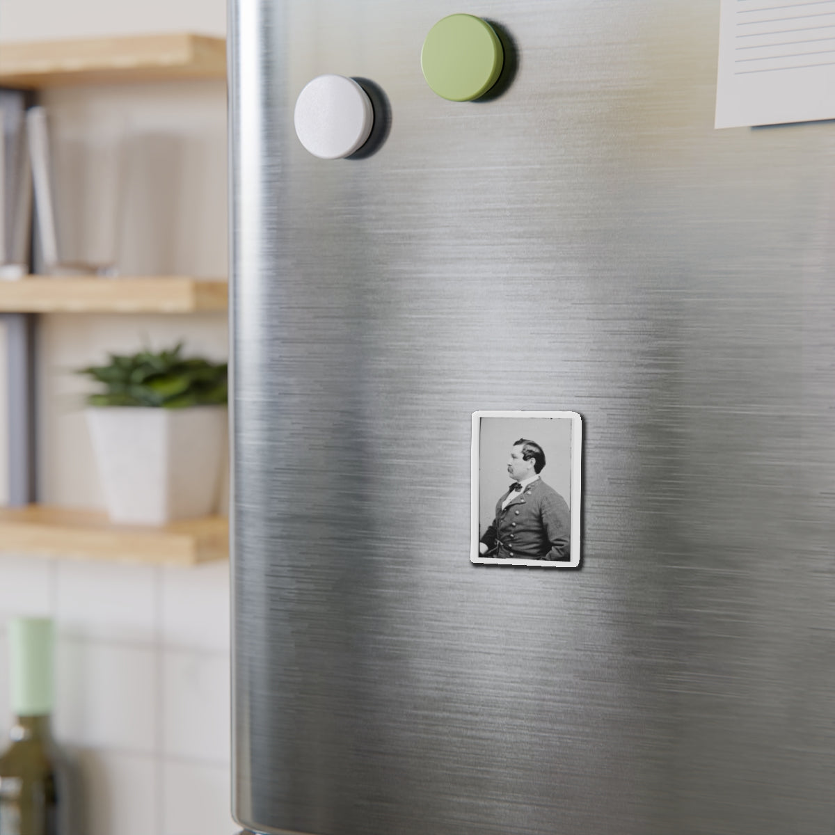 Portrait Of Col. Harry Gilmore, Officer Of The Confederate Army (U.S. Civil War) Refrigerator Magnet-The Sticker Space