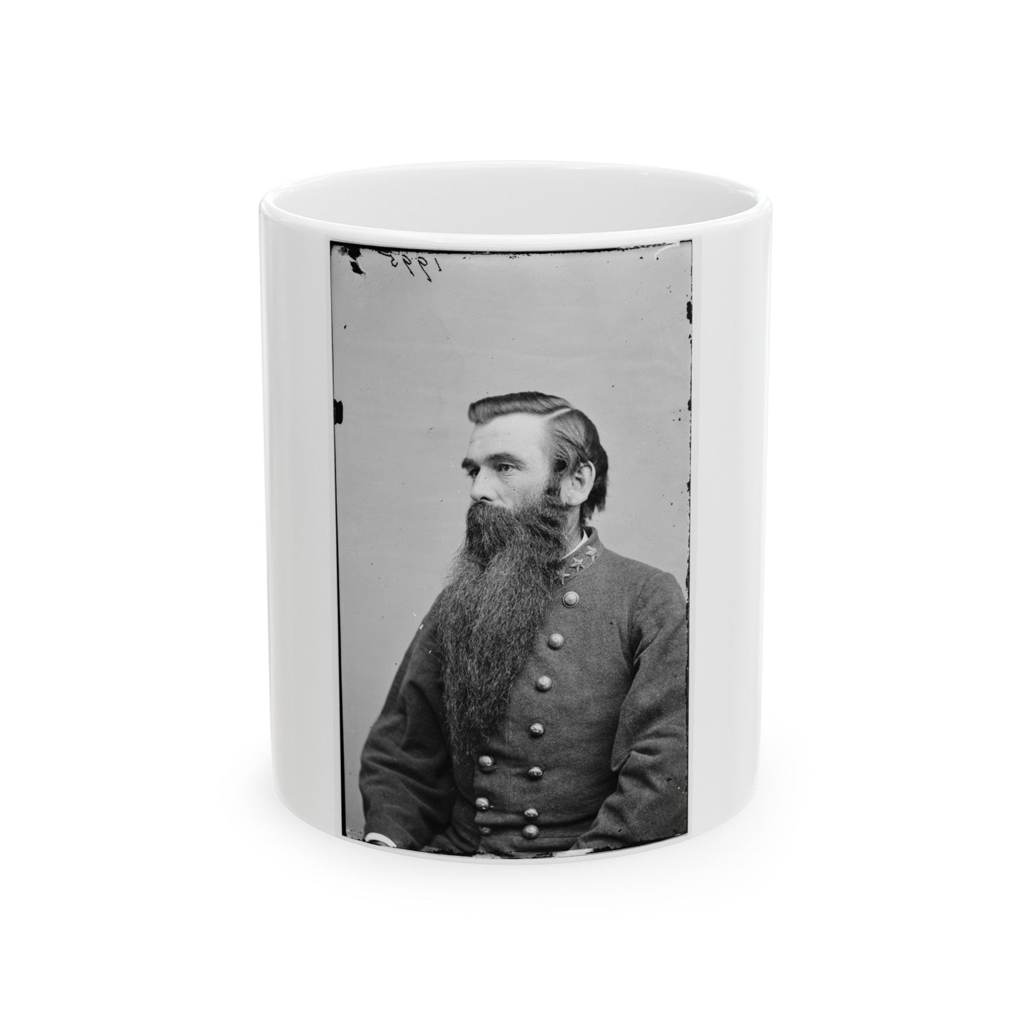 Portrait Of Col. John S. Green, Officer Of The Confederate Army (U.S. Civil War) White Coffee Mug
