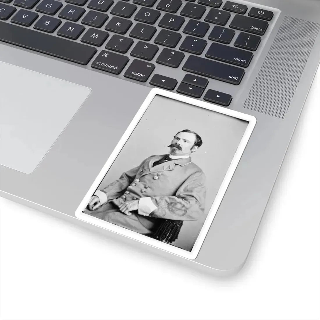 Portrait of Colonel Thomas P. Ochiltree, Officer of the Confederate Army (U.S. Civil War) STICKER Vinyl Kiss-Cut Decal - The Sticker Space
