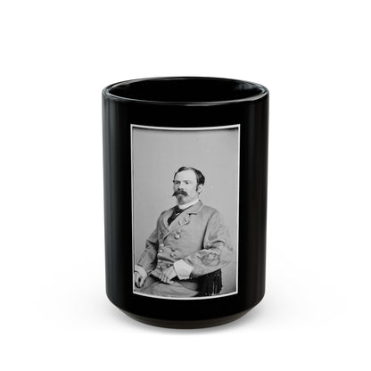 Portrait Of Colonel Thomas P. Ochiltree, Officer Of The Confederate Army (U.S. Civil War) Black Coffee Mug-15oz-The Sticker Space