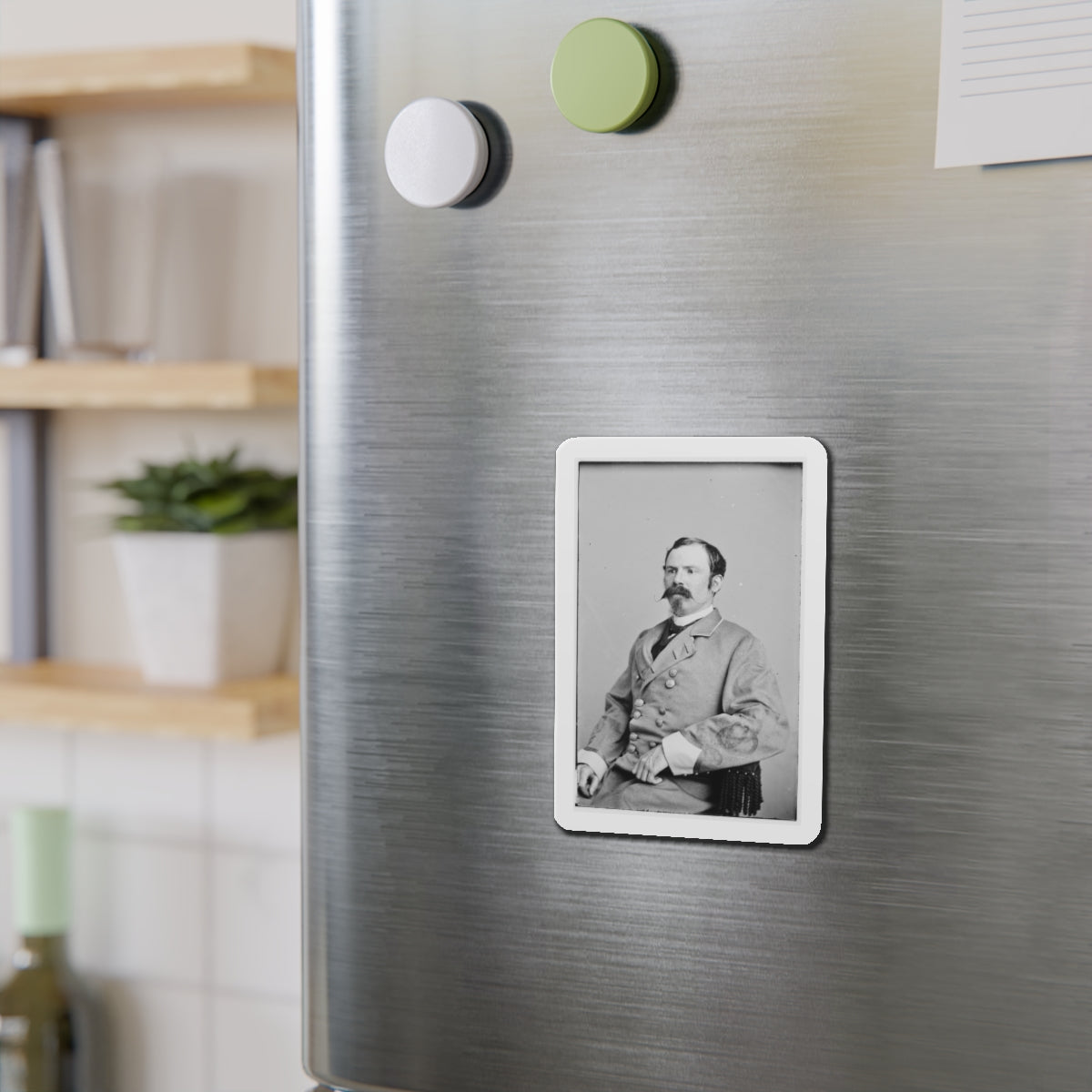 Portrait Of Colonel Thomas P. Ochiltree, Officer Of The Confederate Army (U.S. Civil War) Refrigerator Magnet-The Sticker Space