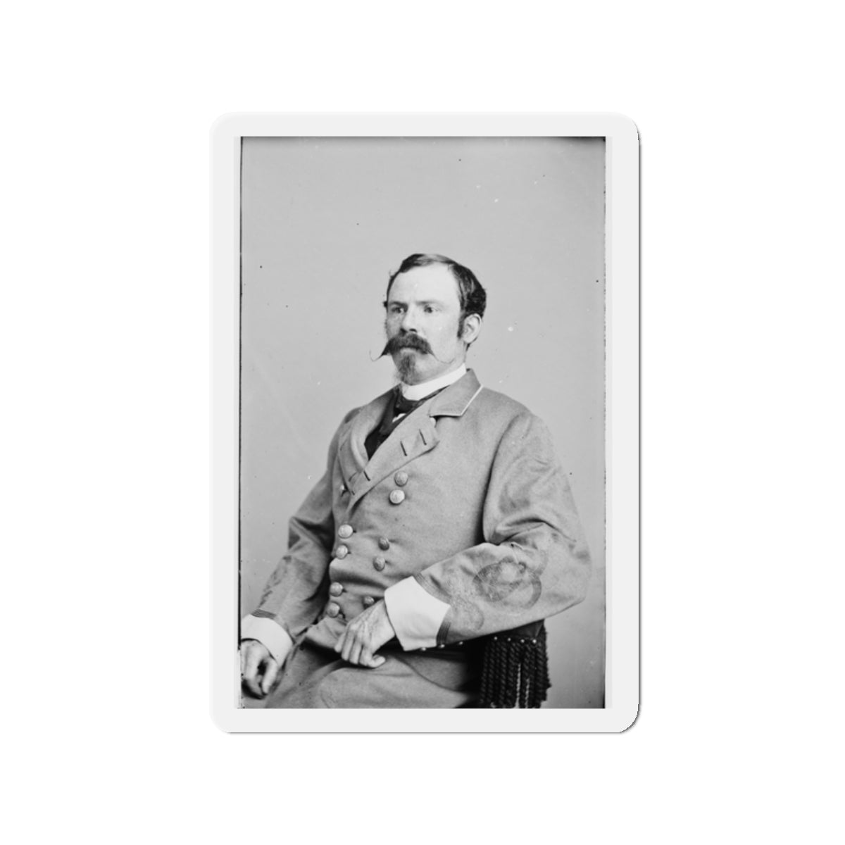 Portrait Of Colonel Thomas P. Ochiltree, Officer Of The Confederate Army (U.S. Civil War) Refrigerator Magnet-2" x 2"-The Sticker Space