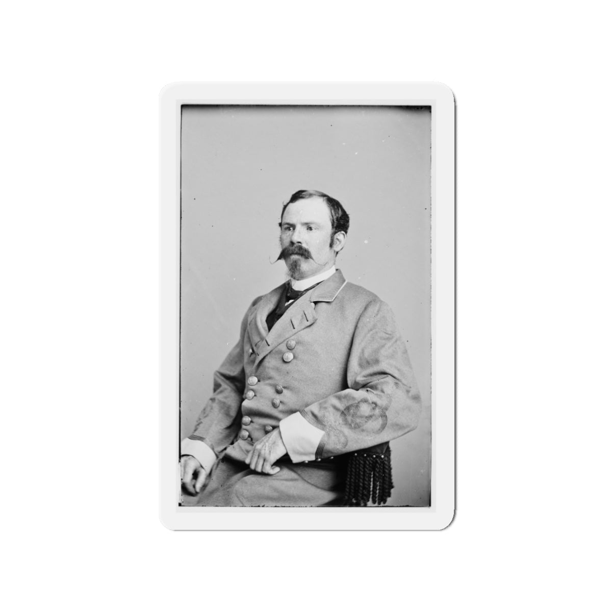 Portrait Of Colonel Thomas P. Ochiltree, Officer Of The Confederate Army (U.S. Civil War) Refrigerator Magnet-3" x 3"-The Sticker Space