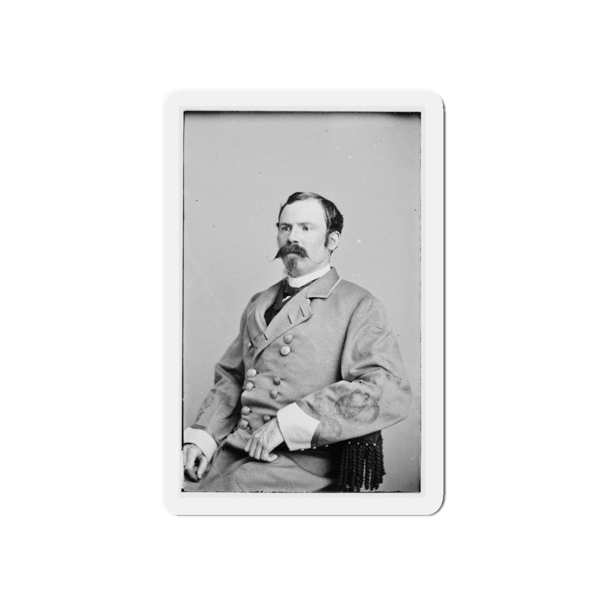 Portrait Of Colonel Thomas P. Ochiltree, Officer Of The Confederate Army (U.S. Civil War) Refrigerator Magnet-5" x 5"-The Sticker Space