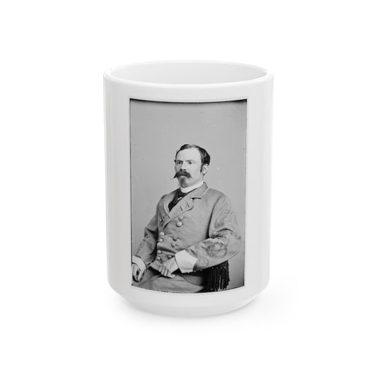 Portrait Of Colonel Thomas P. Ochiltree, Officer Of The Confederate Army (U.S. Civil War) White Coffee Mug-15oz-The Sticker Space