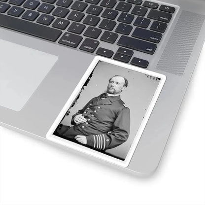 Portrait of Commander C. R. Perry Rodgers, Officer of the Federal Navy (U.S. Civil War) STICKER Vinyl Kiss-Cut Decal - The Sticker Space