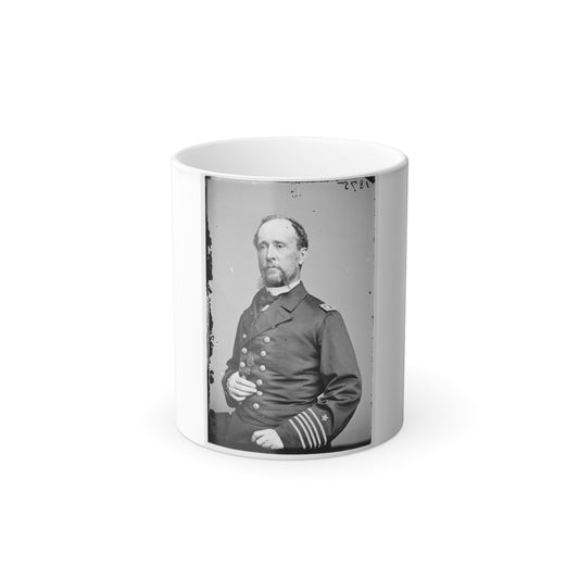 Portrait of Commander C. R. Perry Rodgers, Officer of the Federal Navy (U.S. Civil War) Color Morphing Mug 11oz-11oz-The Sticker Space