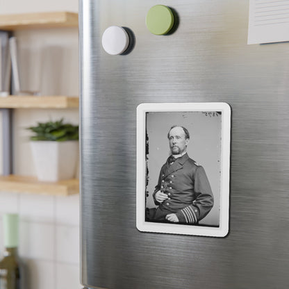 Portrait Of Commander C. R. Perry Rodgers, Officer Of The Federal Navy (U.S. Civil War) Refrigerator Magnet-The Sticker Space