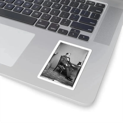 Portrait of Commander Matthew F. Maury, Officer of the Confederate Navy (U.S. Civil War) STICKER Vinyl Kiss-Cut Decal - The Sticker Space