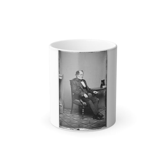 Portrait of Commander Matthew F. Maury, Officer of the Confederate Navy (U.S. Civil War) Color Morphing Mug 11oz-11oz-The Sticker Space