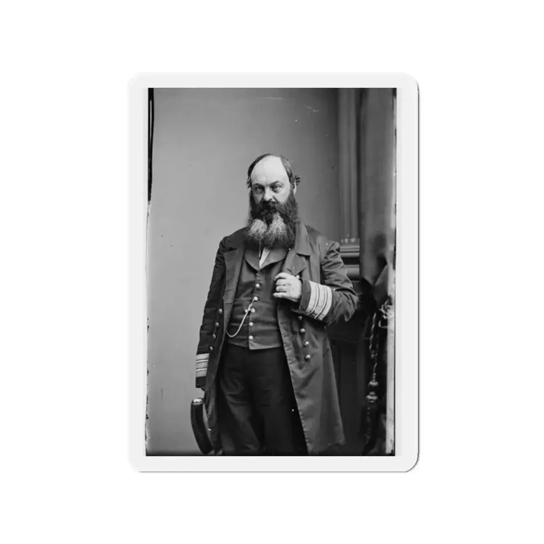 Portrait Of Commodore William D. Porter, Officer Of The Federal Navy (U.S. Civil War) Refrigerator Magnet - The Sticker Space