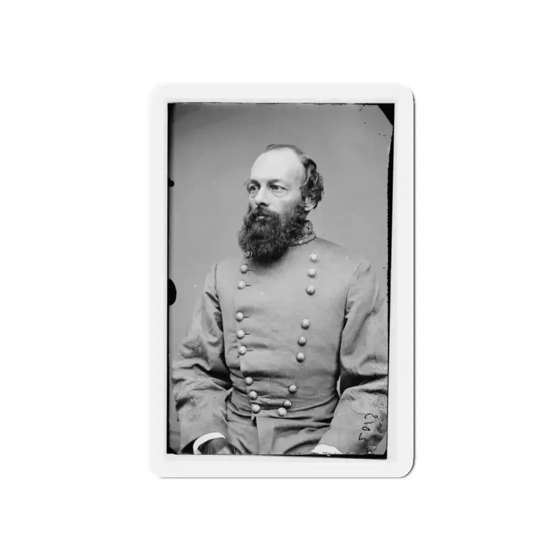 Portrait Of Gen. Edmund Kirby Smith, Officer Of The Confederate Army (U.S. Civil War) Refrigerator Magnet 5 Inch - The Sticker Space