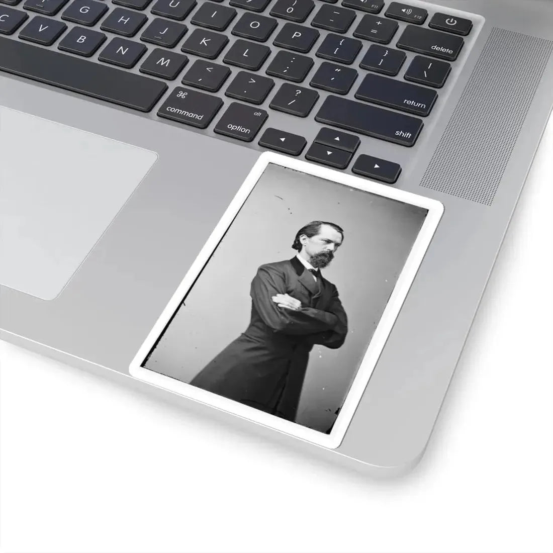 Portrait of Gen. John B. Gordon, Officer of the Confederate Army (U.S. Civil War) STICKER Vinyl Kiss-Cut Decal - The Sticker Space