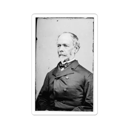 Portrait of Gen. Joseph E. Johnston, Officer of the Confederate Army (U.S. Civil War) STICKER Vinyl Kiss-Cut Decal 2 Inch White - The Sticker Space