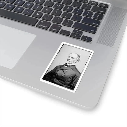 Portrait of Gen. Joseph E. Johnston, Officer of the Confederate Army (U.S. Civil War) STICKER Vinyl Kiss-Cut Decal - The Sticker Space