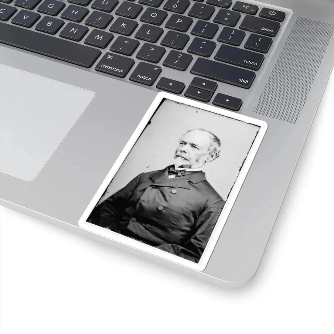 Portrait of Gen. Joseph E. Johnston, Officer of the Confederate Army (U.S. Civil War) STICKER Vinyl Kiss-Cut Decal - The Sticker Space