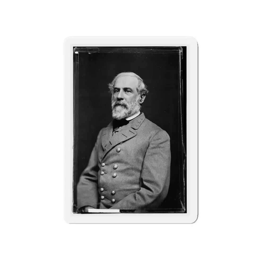 Portrait Of Gen. Robert E. Lee, Officer Of The Confederate Army (U.S. Civil War) Refrigerator Magnet 4 Inch - The Sticker Space