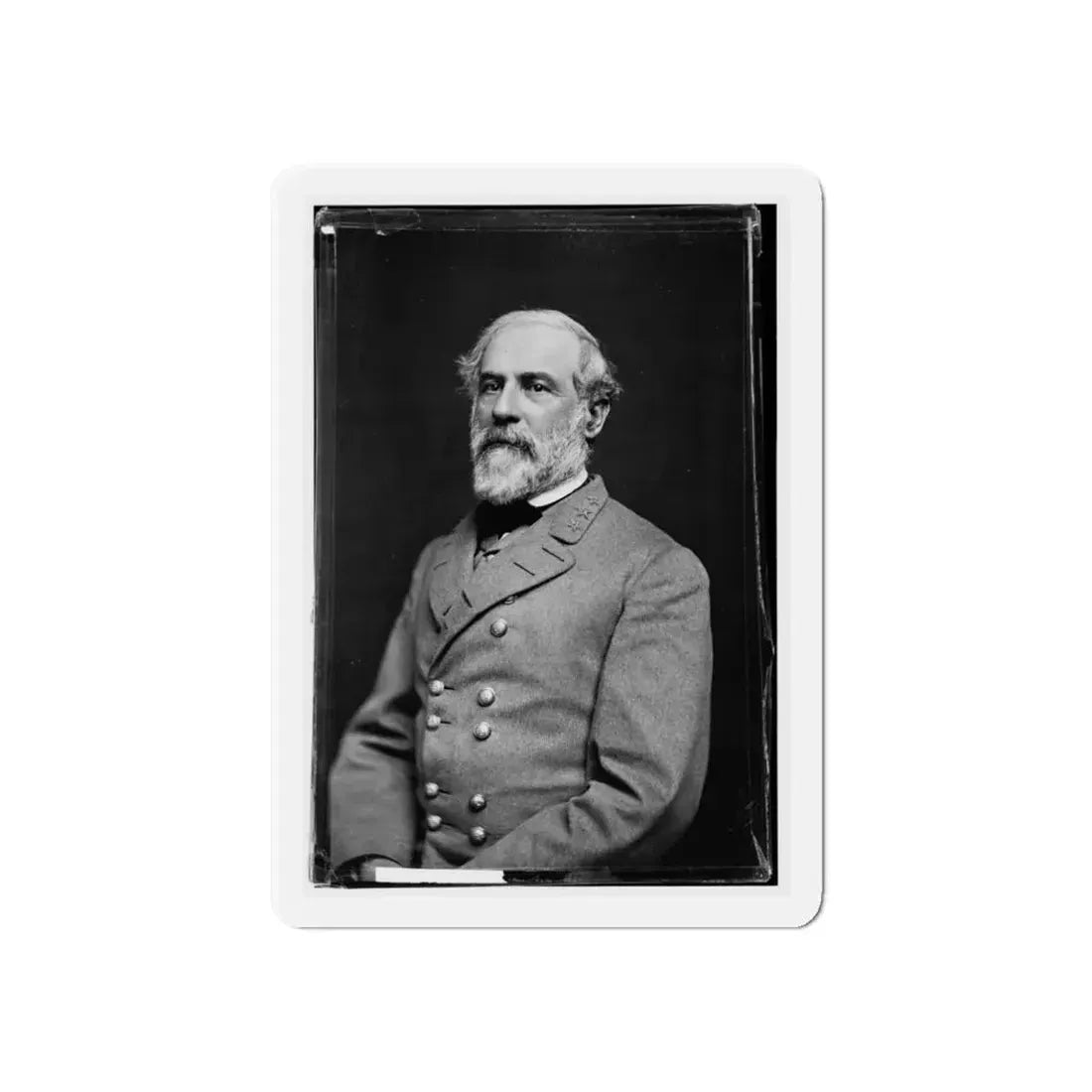 Portrait Of Gen. Robert E. Lee, Officer Of The Confederate Army (U.S. Civil War) Refrigerator Magnet - The Sticker Space