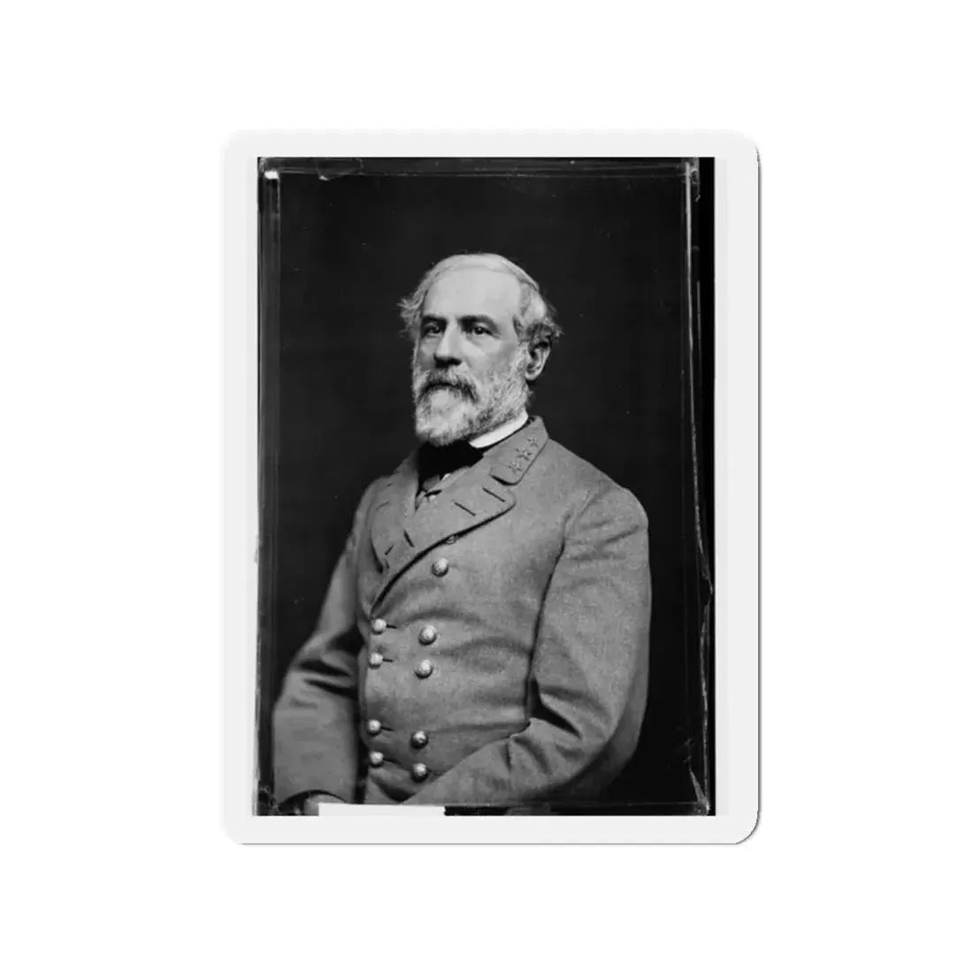 Portrait Of Gen. Robert E. Lee, Officer Of The Confederate Army (U.S. Civil War) Refrigerator Magnet - The Sticker Space
