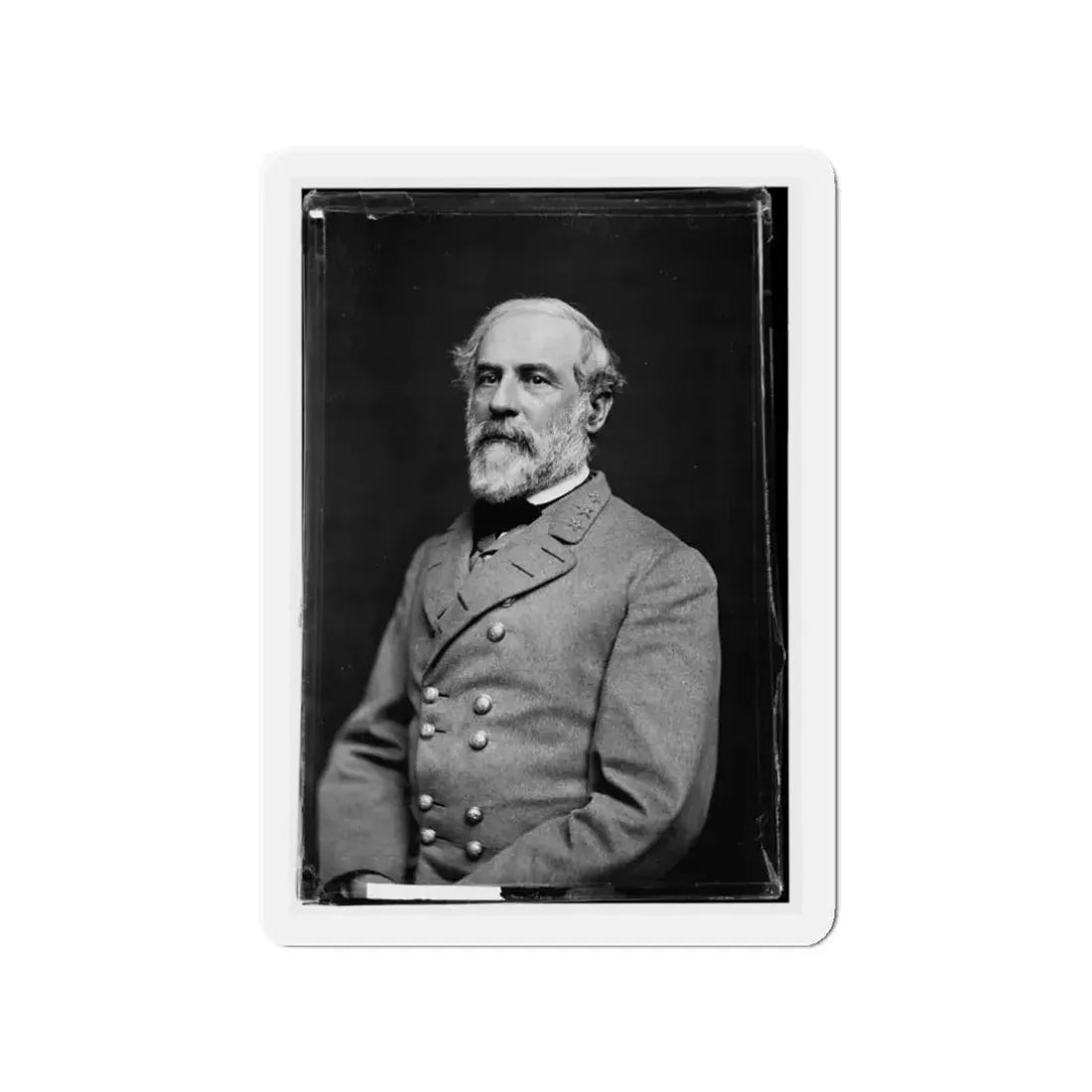 Portrait Of Gen. Robert E. Lee, Officer Of The Confederate Army (U.S. Civil War) Refrigerator Magnet - The Sticker Space