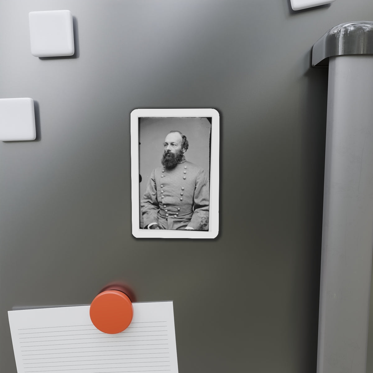 Portrait Of Gen. Edmund Kirby Smith, Officer Of The Confederate Army (U.S. Civil War) Refrigerator Magnet-The Sticker Space