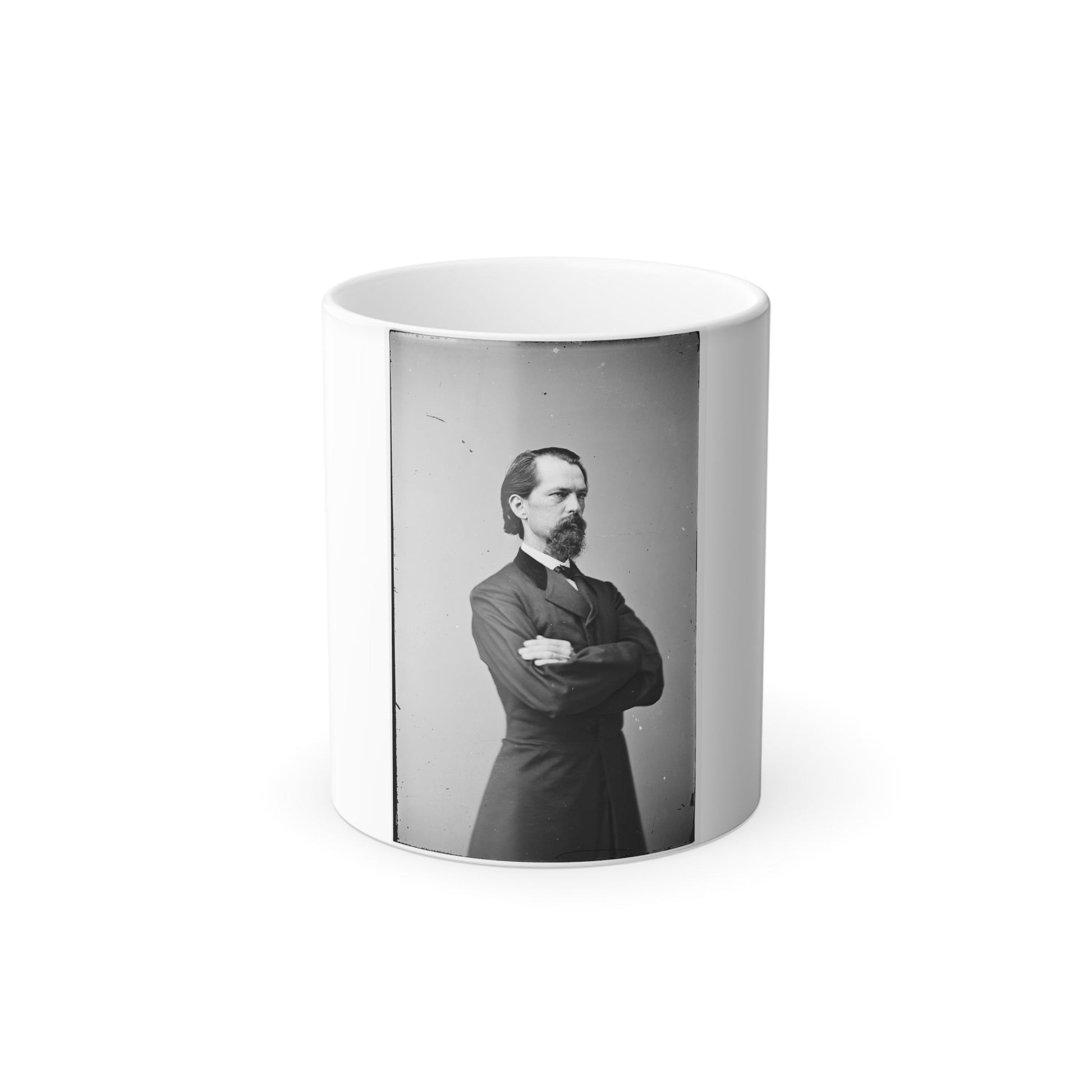 Portrait of Gen. John B. Gordon, Officer of the Confederate Army (U.S. Civil War) Color Morphing Mug 11oz-11oz-The Sticker Space