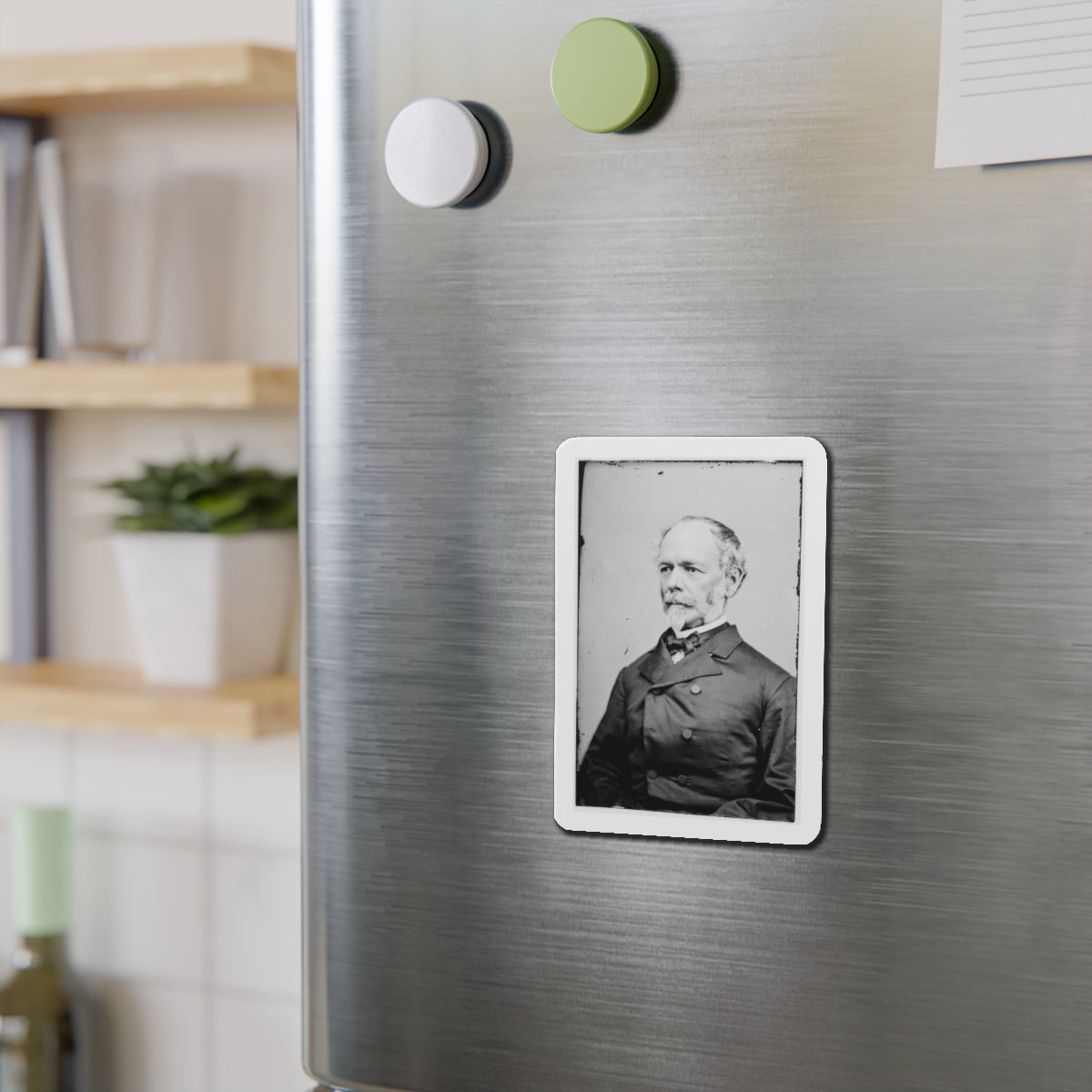 Portrait Of Gen. Joseph E. Johnston, Officer Of The Confederate Army (U.S. Civil War) Refrigerator Magnet-The Sticker Space