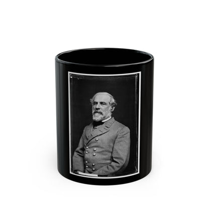 Portrait Of Gen. Robert E. Lee, Officer Of The Confederate Army (U.S. Civil War) Black Coffee Mug
