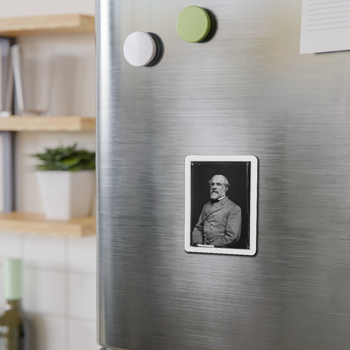 Portrait Of Gen. Robert E. Lee, Officer Of The Confederate Army (U.S. Civil War) Refrigerator Magnet-The Sticker Space