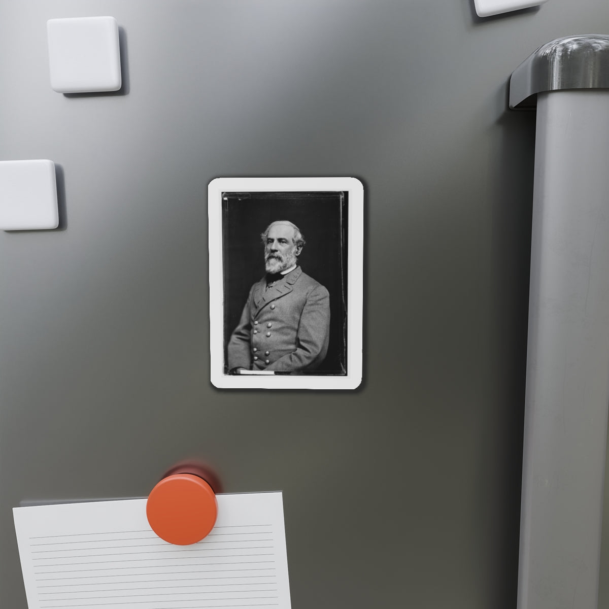 Portrait Of Gen. Robert E. Lee, Officer Of The Confederate Army (U.S. Civil War) Refrigerator Magnet-The Sticker Space