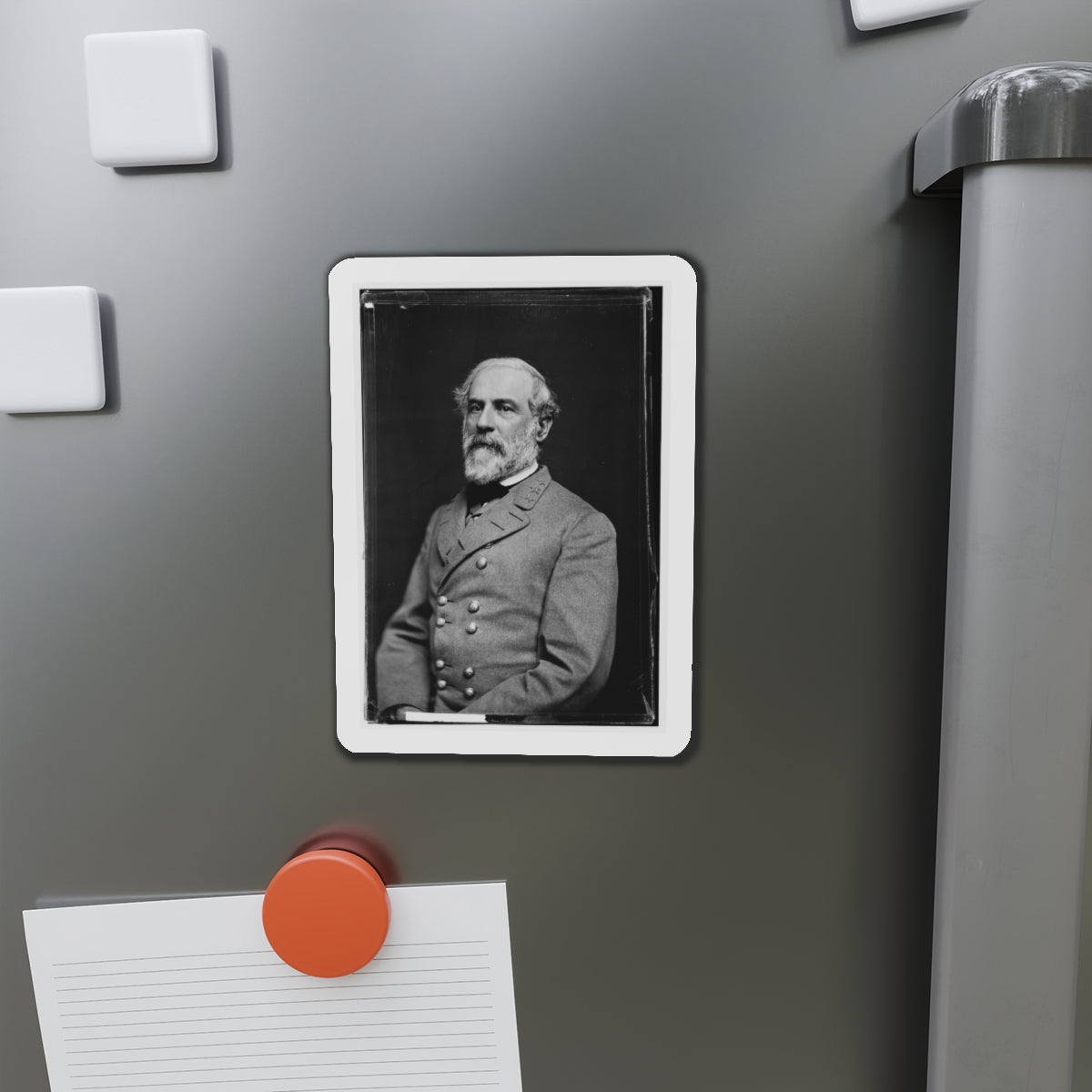 Portrait Of Gen. Robert E. Lee, Officer Of The Confederate Army (U.S. Civil War) Refrigerator Magnet-The Sticker Space