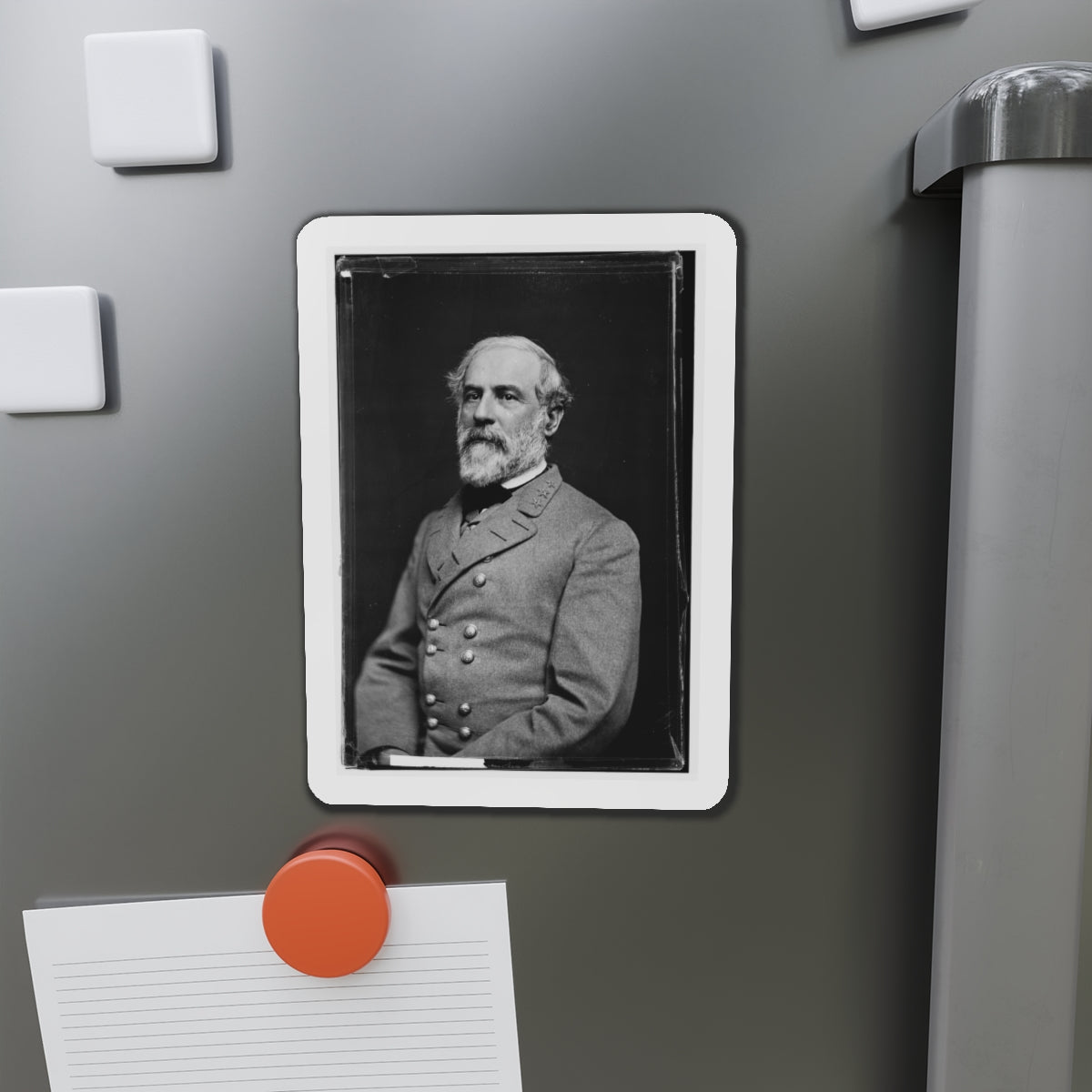 Portrait Of Gen. Robert E. Lee, Officer Of The Confederate Army (U.S. Civil War) Refrigerator Magnet-The Sticker Space