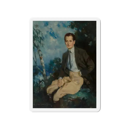 Portrait of Katherine Endicott, 1939 (Magazine Illustration) Refrigerator Magnet 2 Inch Die-Cut - The Sticker Space